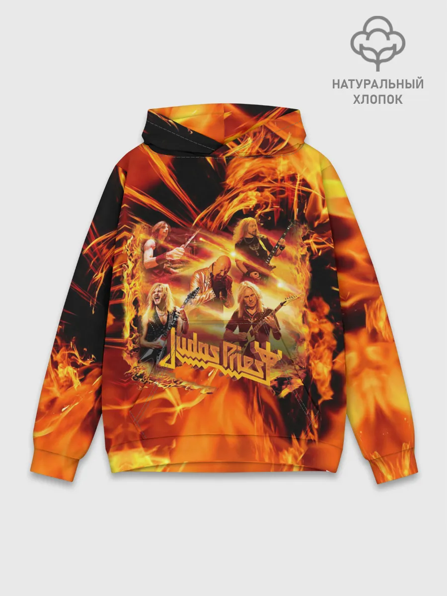 Худи мужской база хлопок / Judas Priest