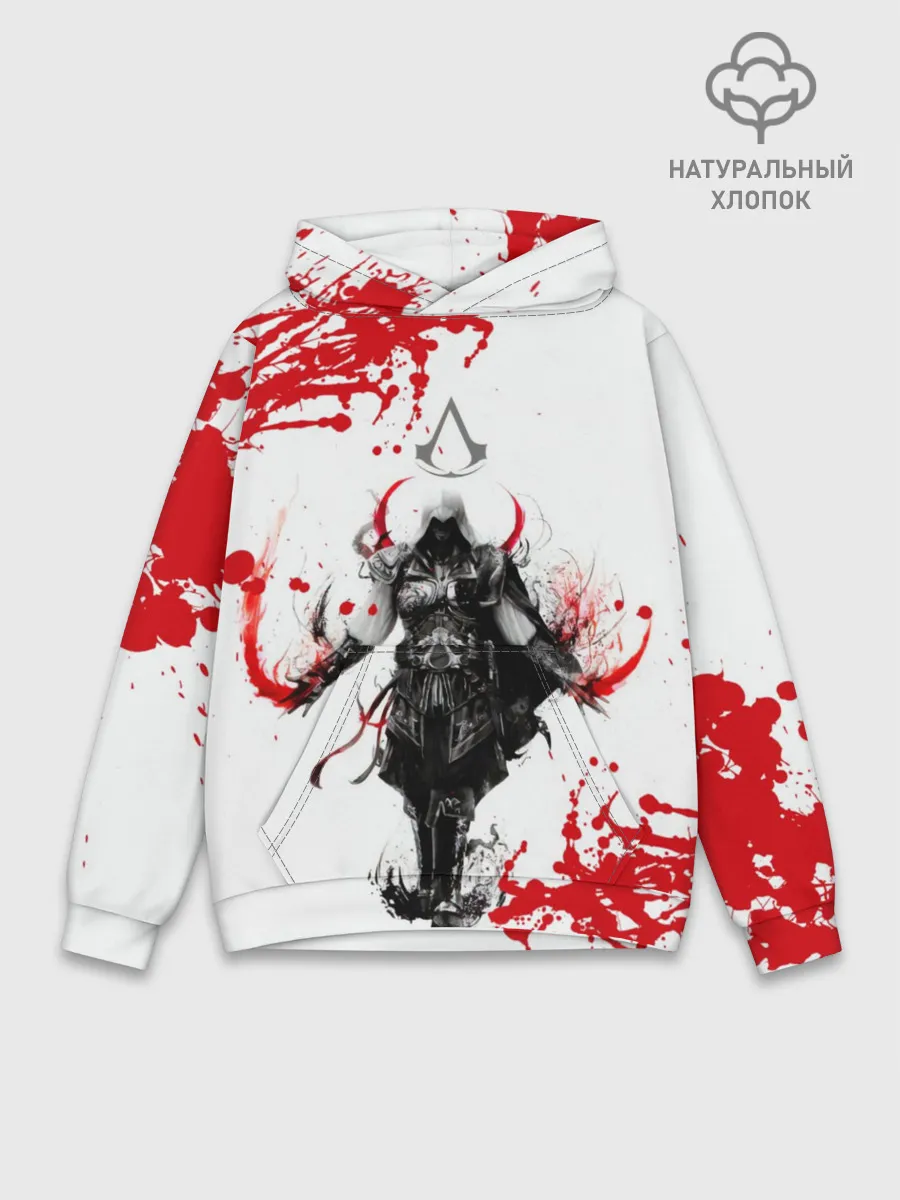 Худи мужской база хлопок / Assassins Creed