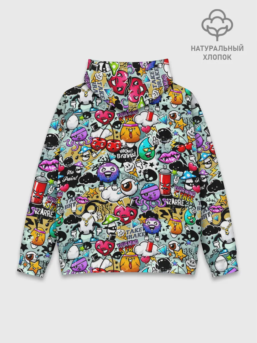 Худи мужской база хлопок / Stickerboom