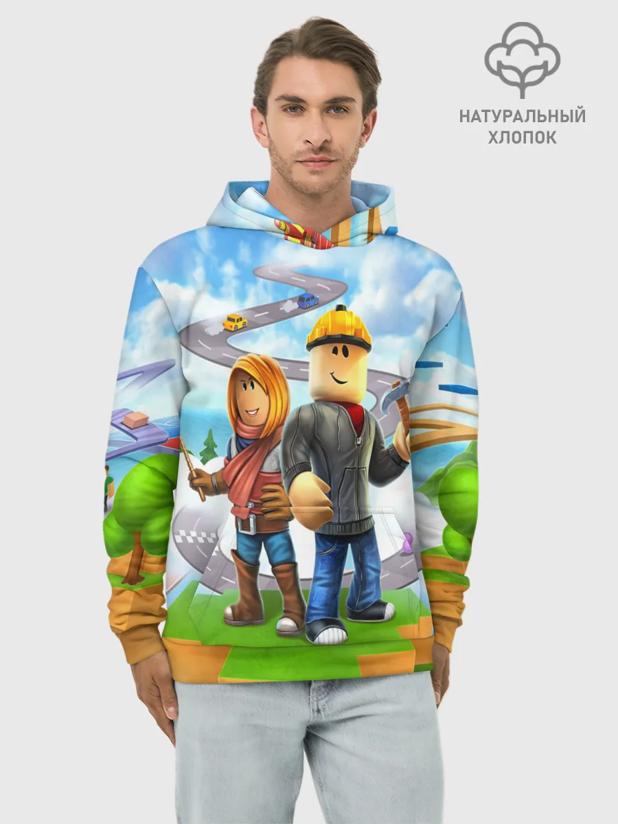 Худи мужской база хлопок / ROBLOX