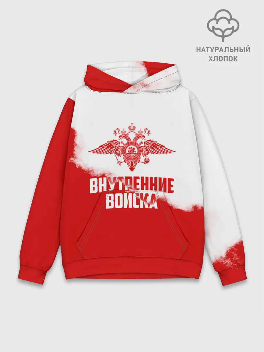 Худи мужской база хлопок / Внутренние Войска