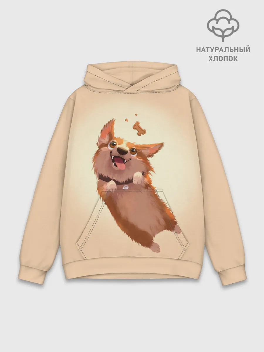 Худи мужской база хлопок / КОРГИ