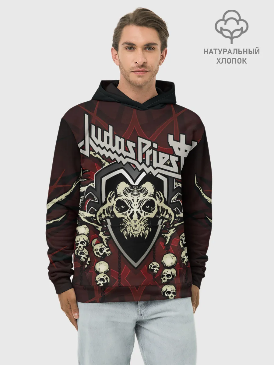Худи мужской база хлопок / Judas Priest