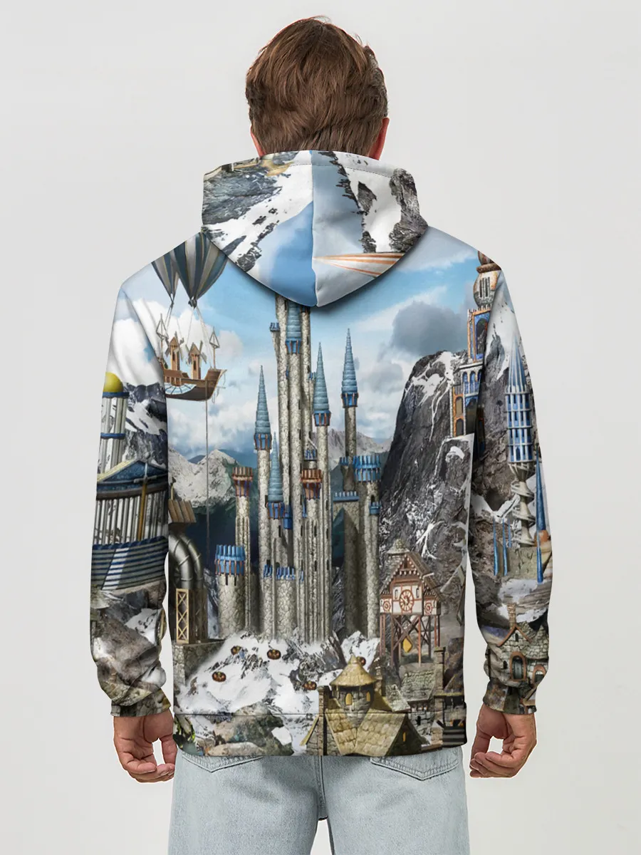 Худи мужской база хлопок / HEROES