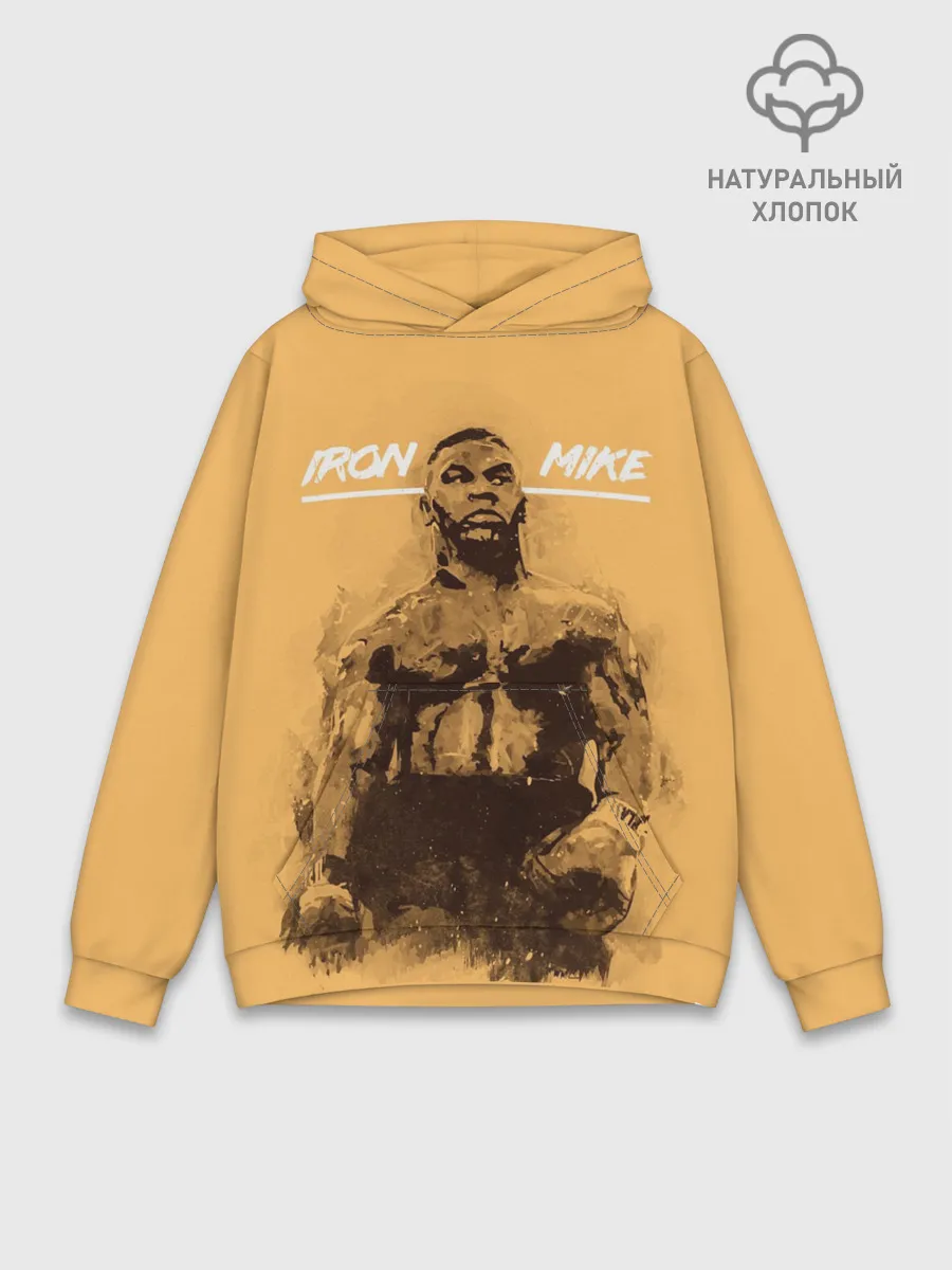 Худи мужской база хлопок / Iron Mike