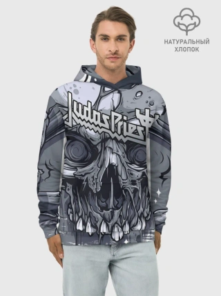 Худи мужской база хлопок / Judas Priest