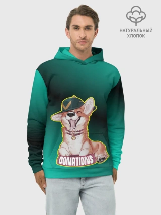 Худи мужской база хлопок / корги