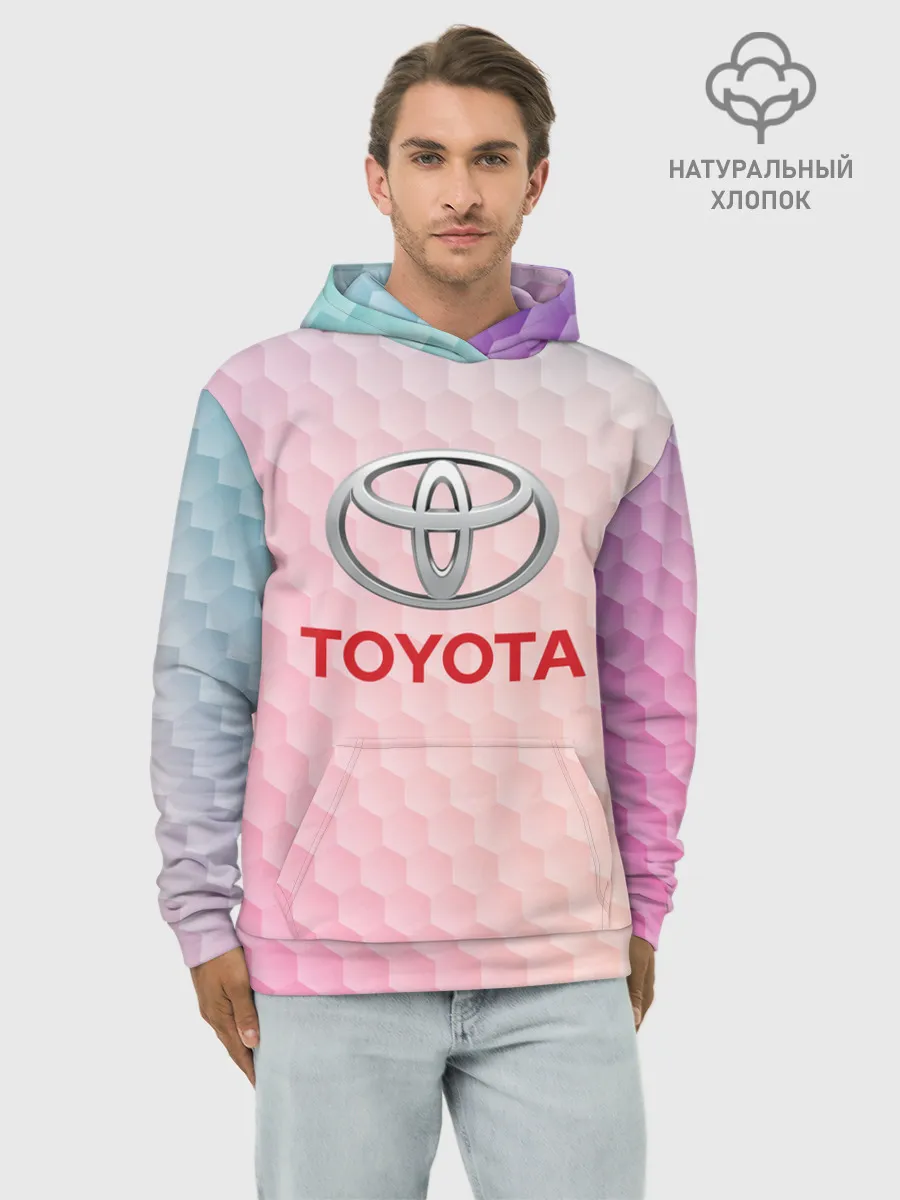 Худи мужской база хлопок / TOYOTA | ТОЕТА