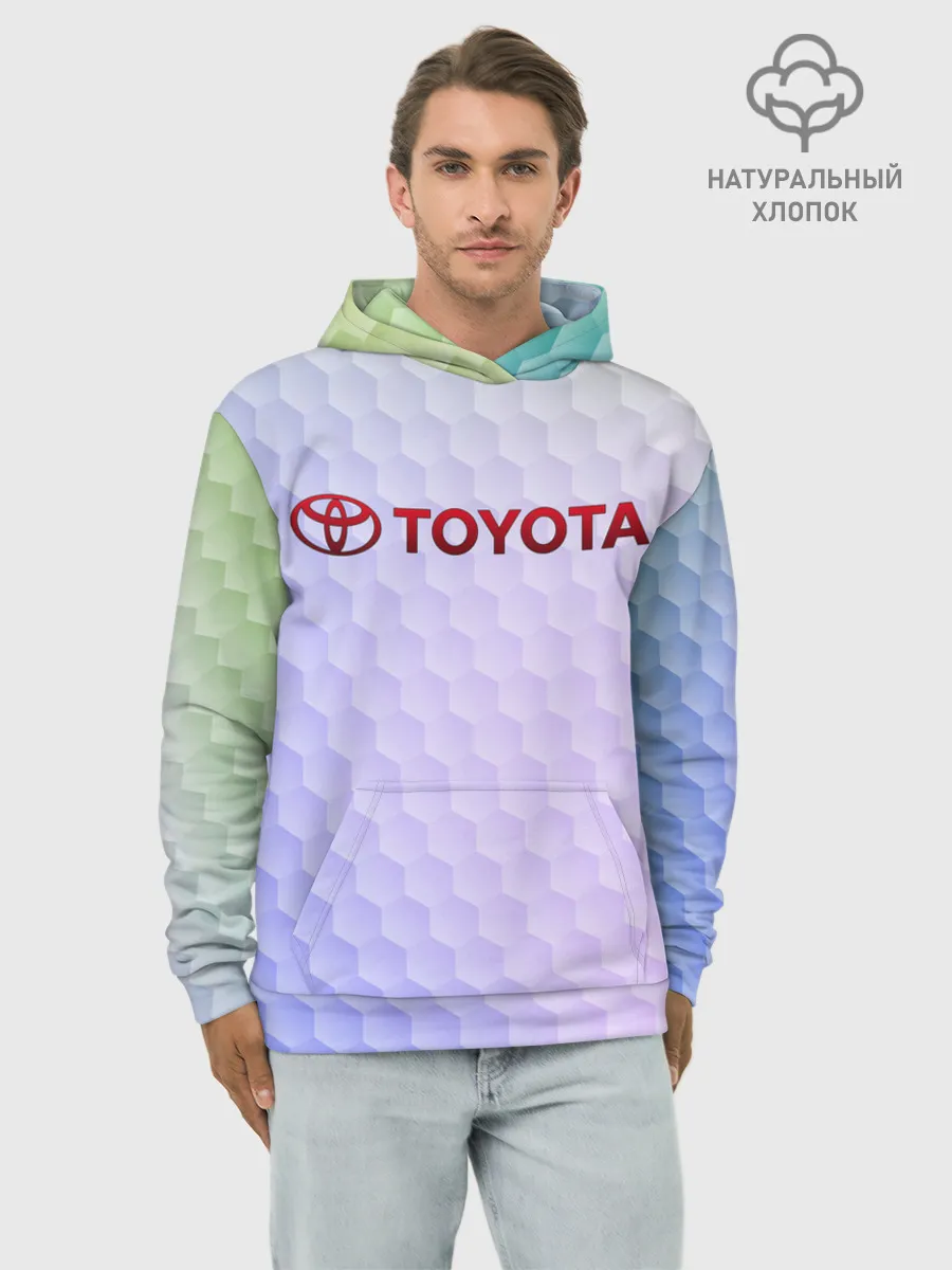 Худи мужской база хлопок / TOYOTA | ТОЕТА