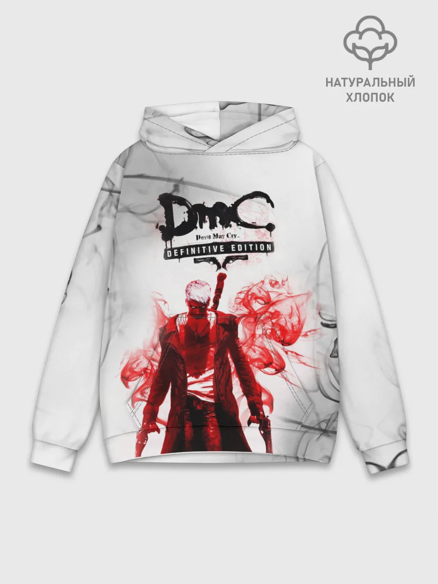 Худи мужской база хлопок / devil may cry