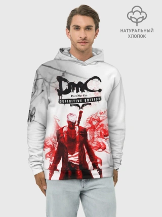 Худи мужской база хлопок / devil may cry