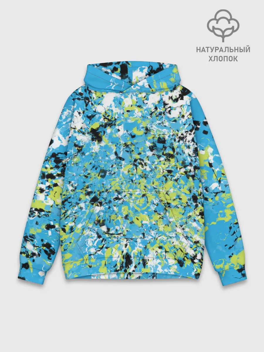 Худи мужской база хлопок / Абстракция