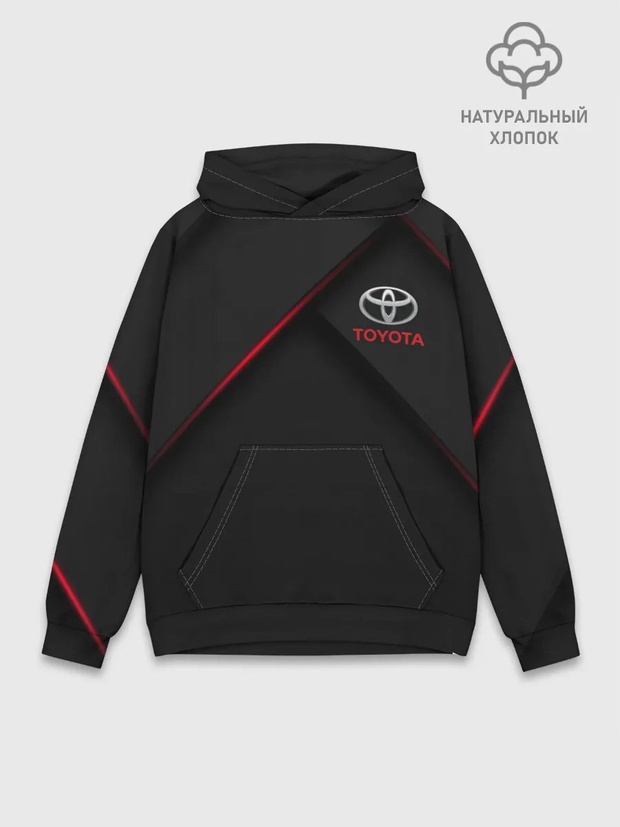 Худи мужской база хлопок / TOYOTA | ТОЙОТА