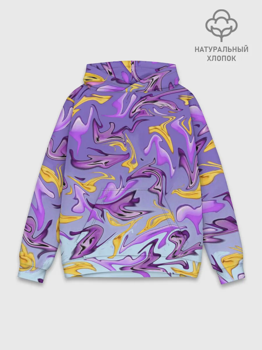 Худи мужской база хлопок / Абстракция