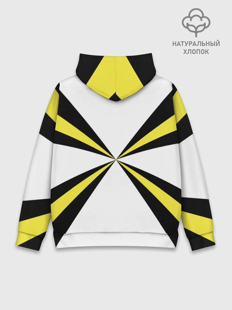 Худи мужской база хлопок / Войска связи