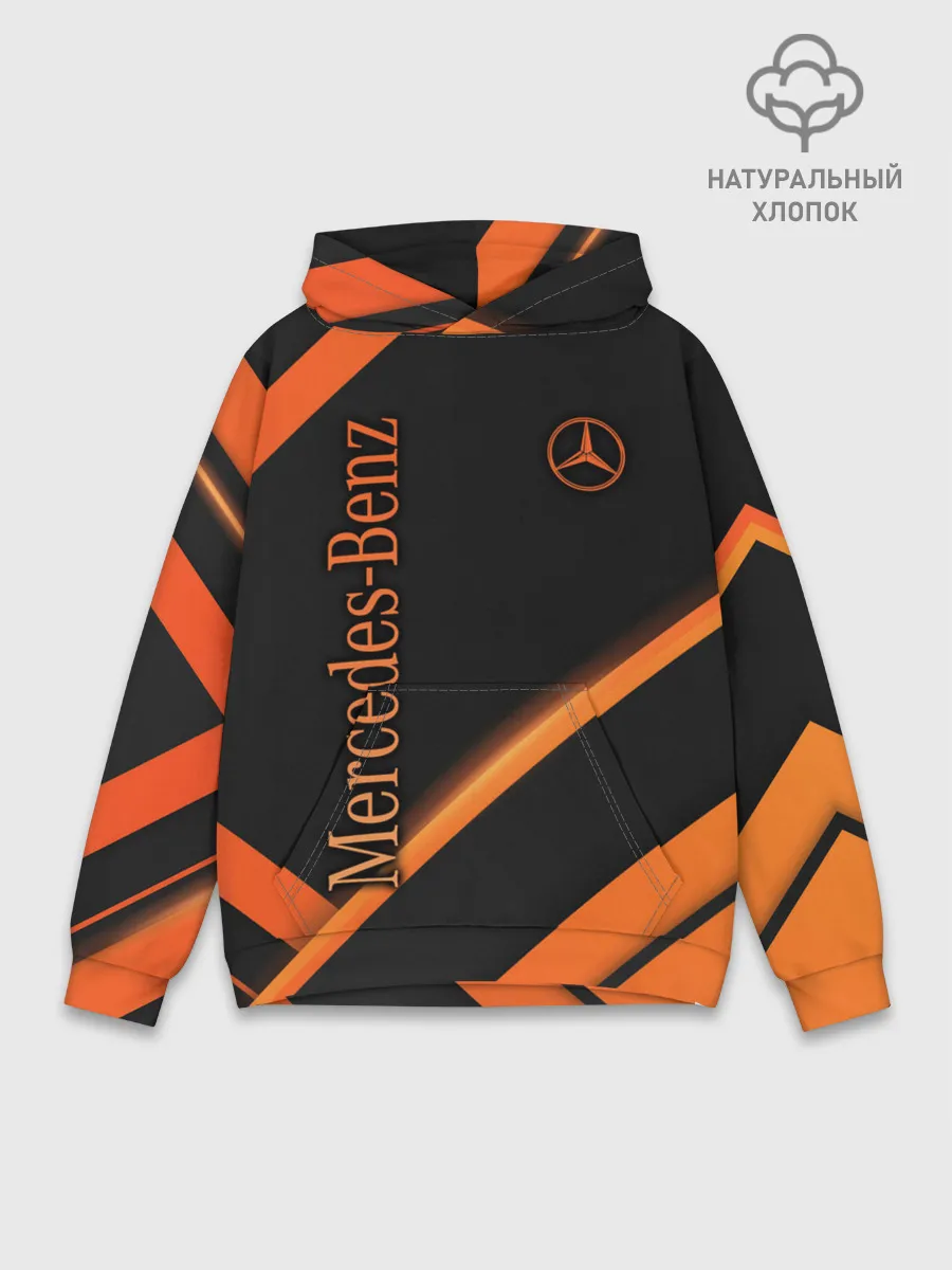Худи мужской база хлопок / Mercedes-Benz