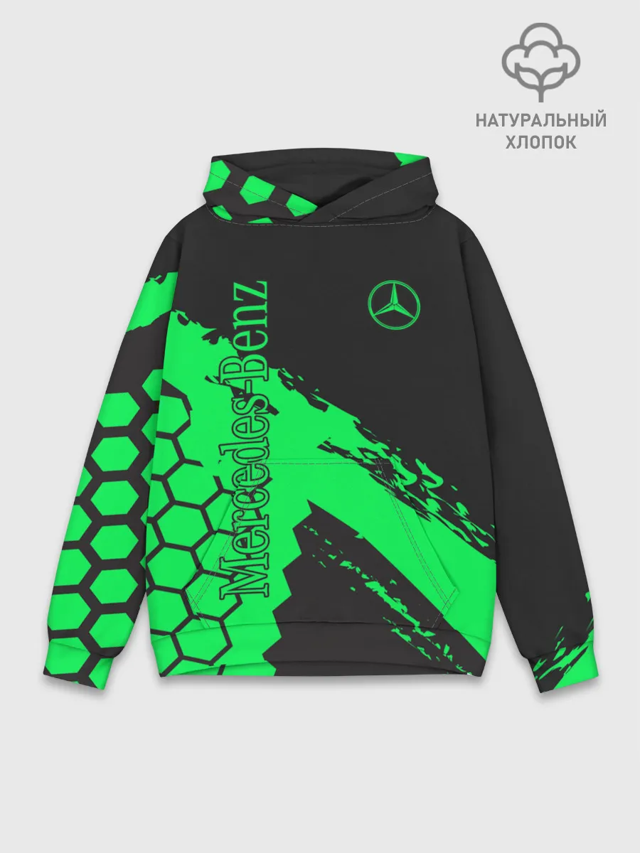 Худи мужской база хлопок / Mercedes-Benz