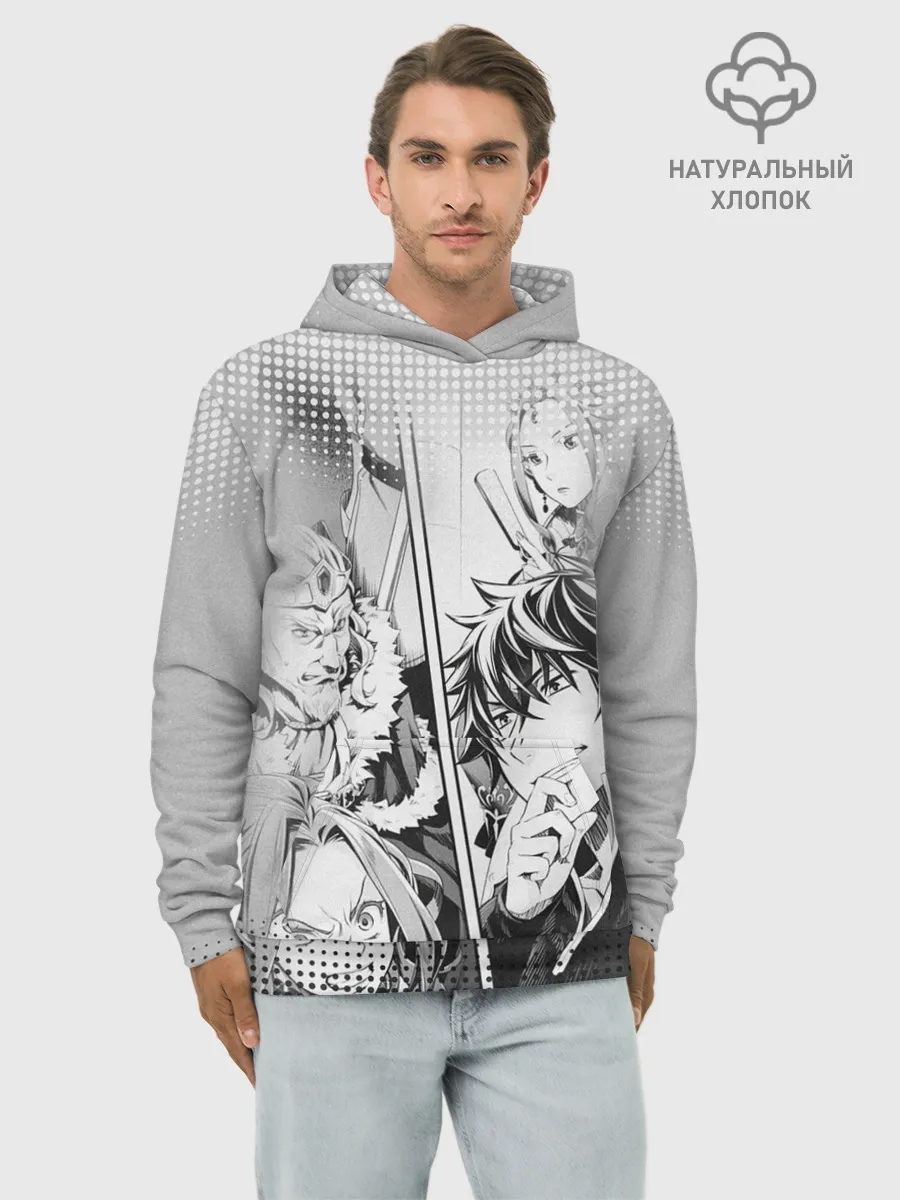 Худи мужской база хлопок / The Rising of the Shield Hero