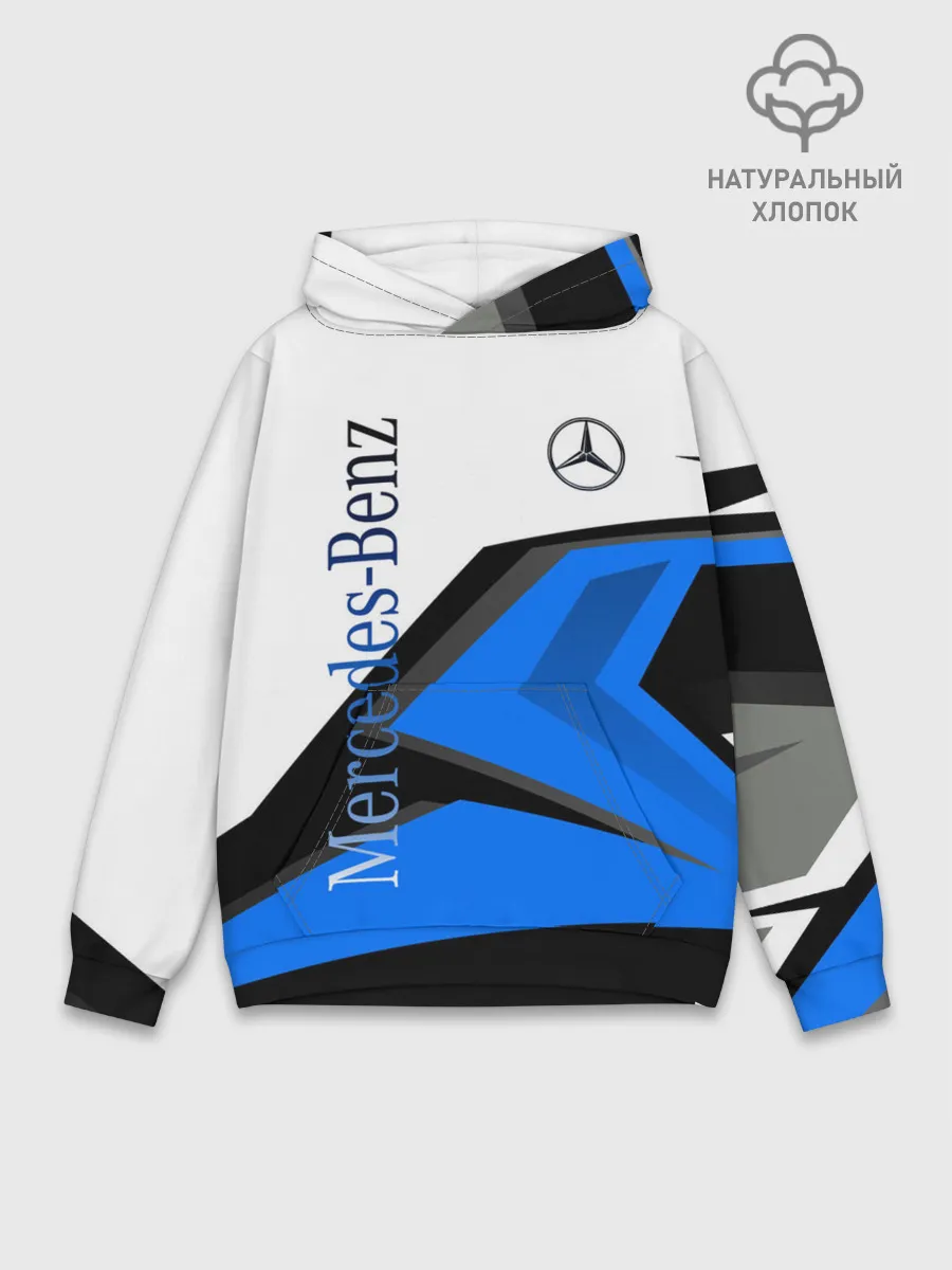 Худи мужской база хлопок / Mercedes-Benz