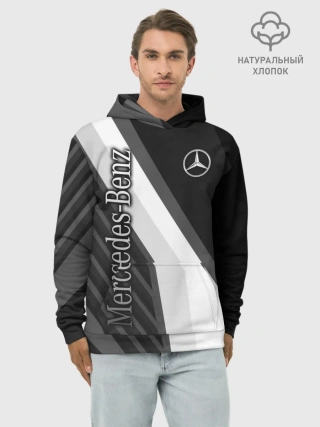 Худи мужской база хлопок / Mercedes-Benz