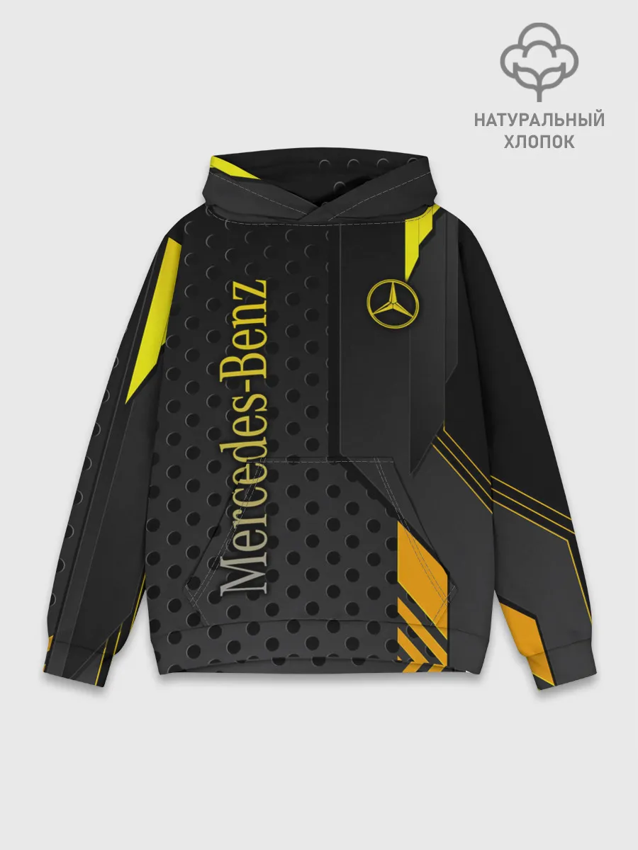 Худи мужской база хлопок / Mercedes-Benz