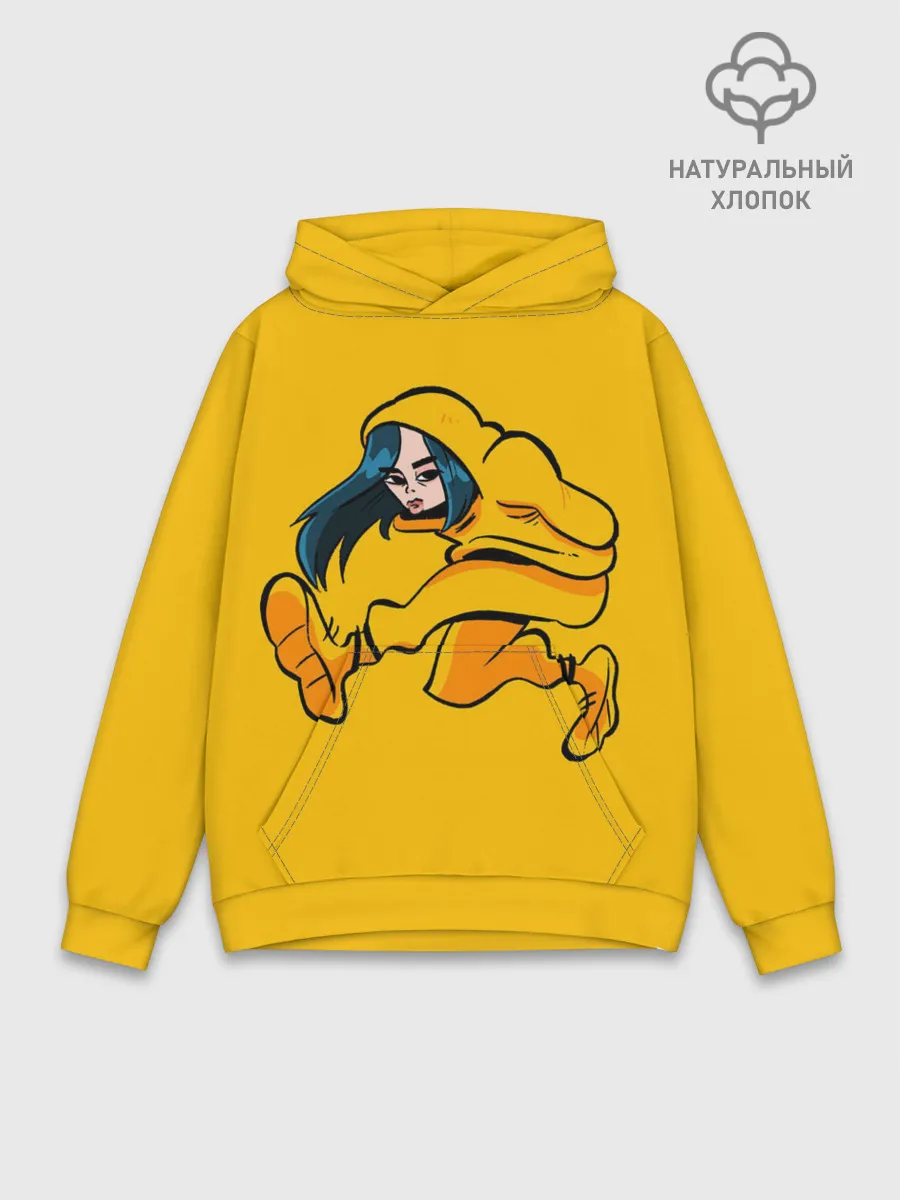 Худи мужской база хлопок / БИЛЛИ АЙЛИШ