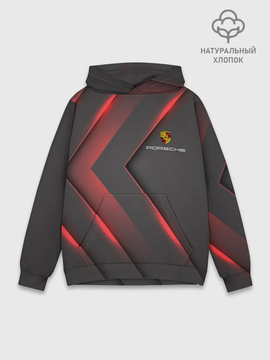 Худи мужской база хлопок / PORSCHE | ПОРШЕ
