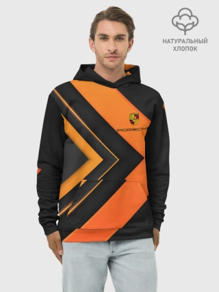 Худи мужской база хлопок / PORSCHE | ПОРШЕ
