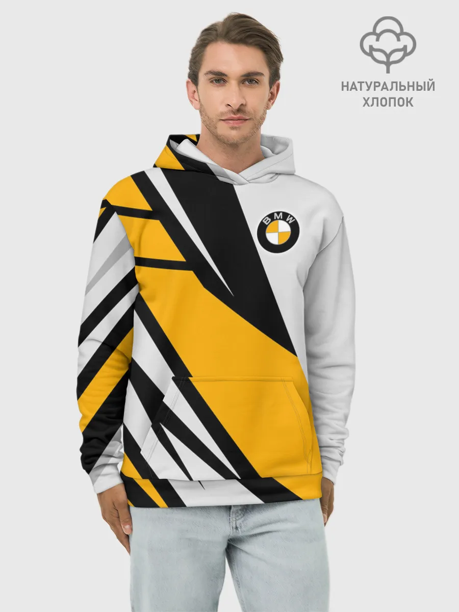 Худи мужской база хлопок / BMW