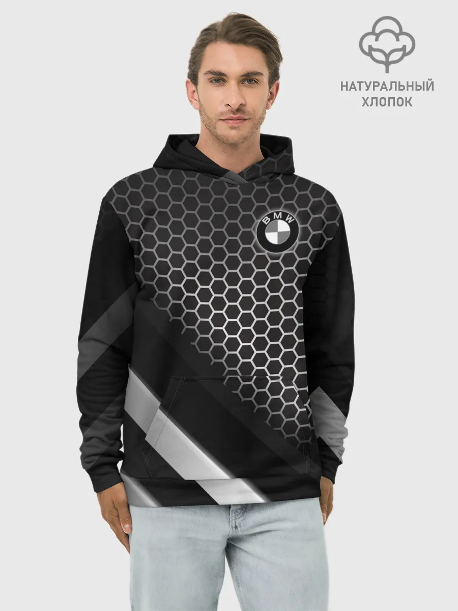 Худи мужской база хлопок / BMW