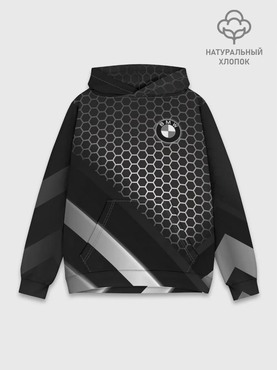 Худи мужской база хлопок / BMW
