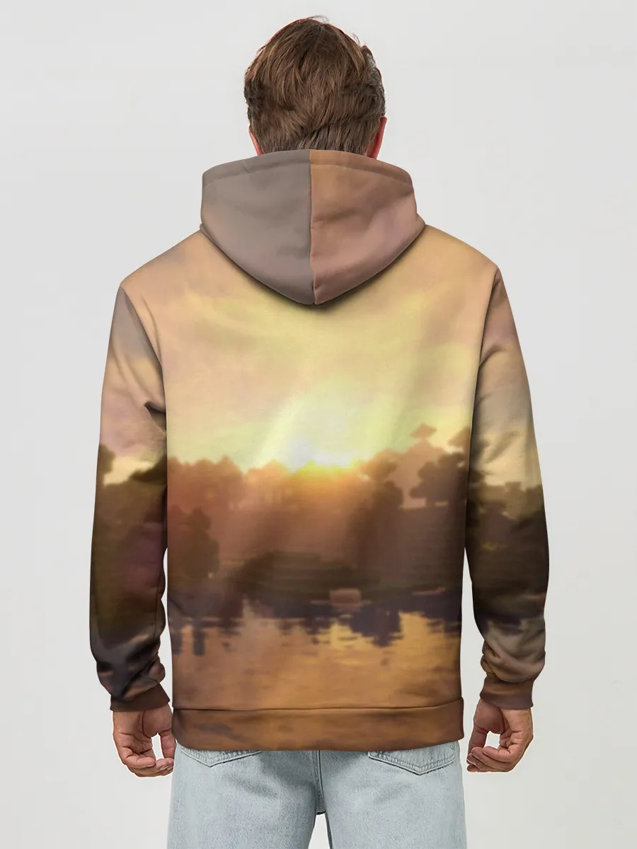 Худи мужской база хлопок / Майнкрафт