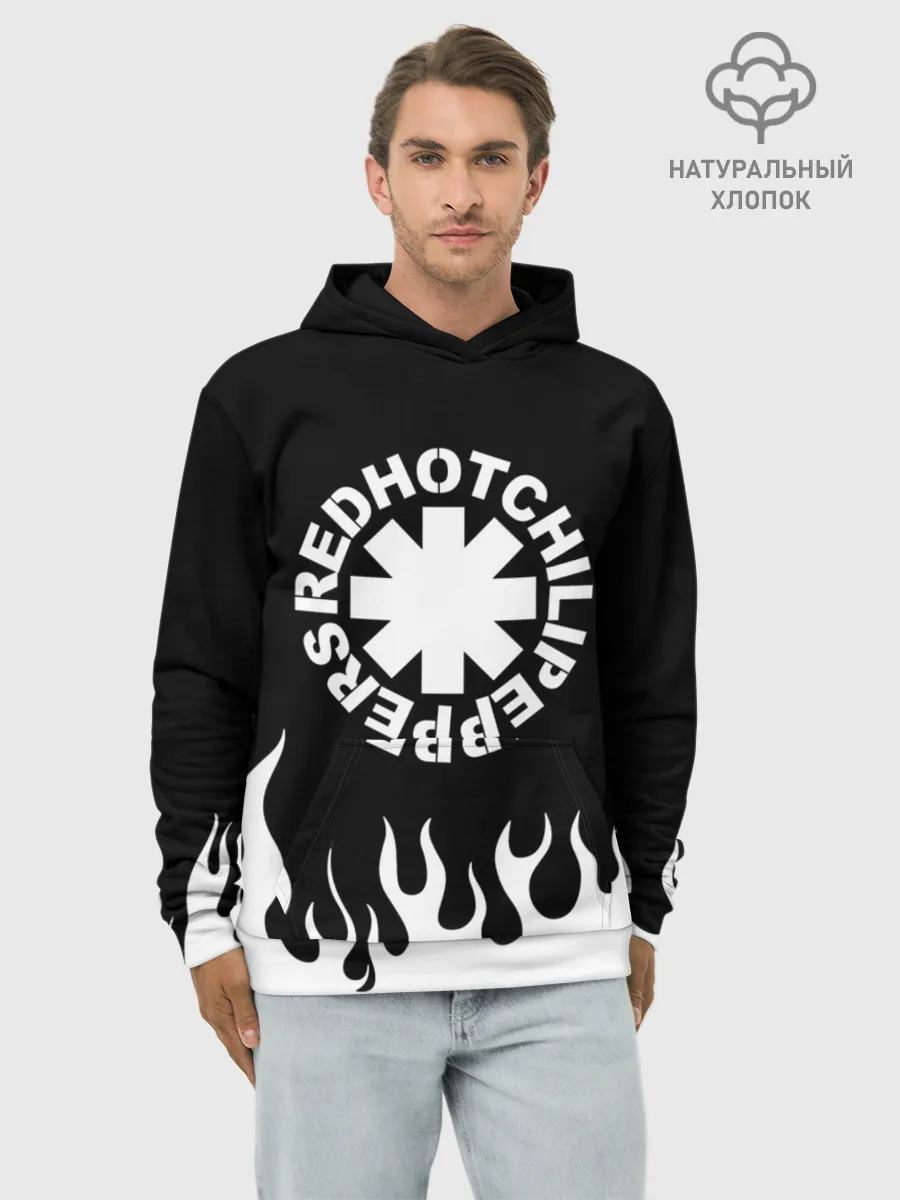 Худи мужской база хлопок / Red Hot Chili Peppers