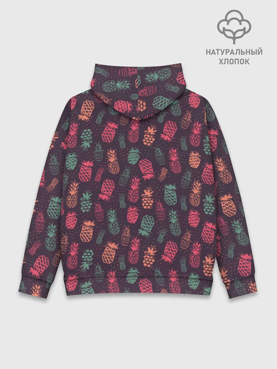 Худи мужской база хлопок / Ананасовый экспресс