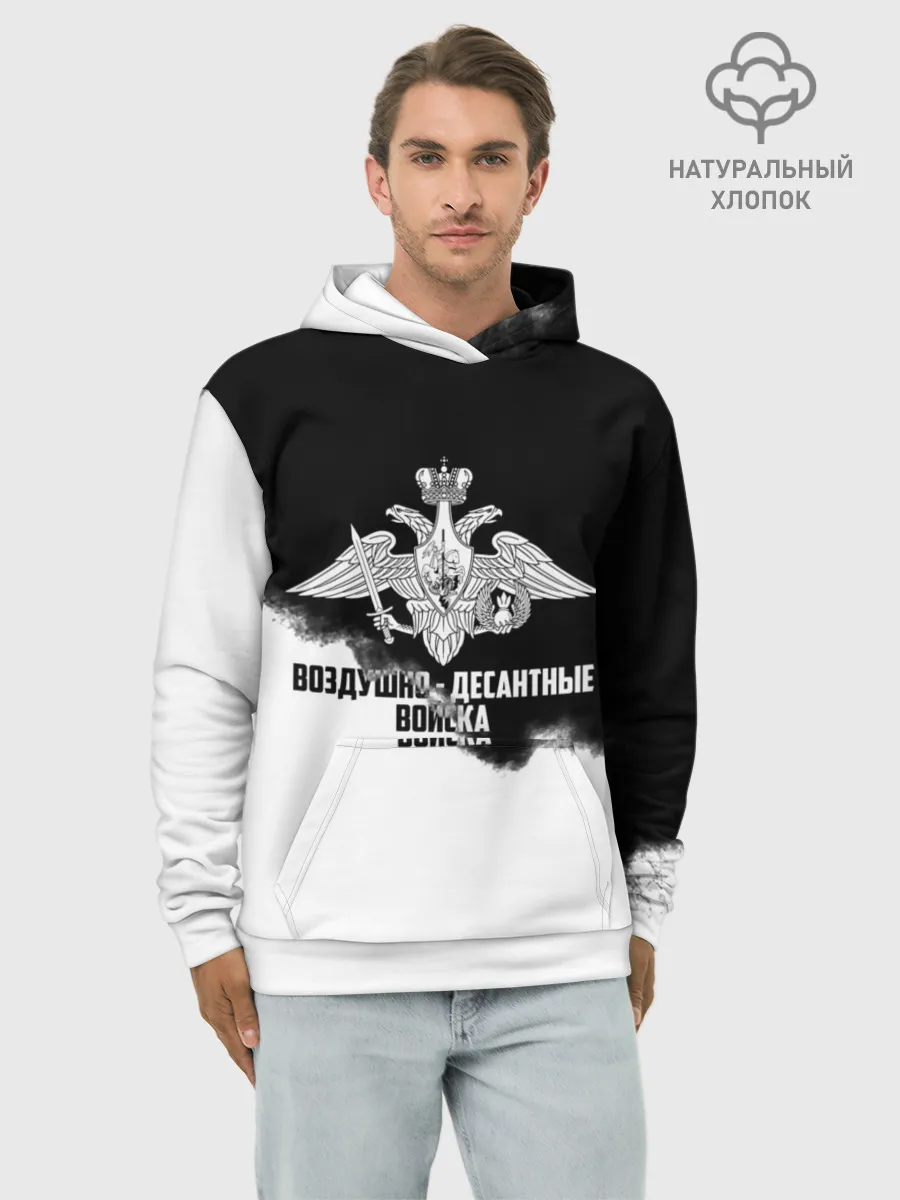 Худи мужской база хлопок / Воздушно - десантные войска