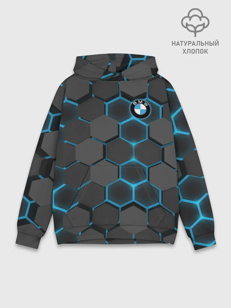 Худи мужской база хлопок / BMW