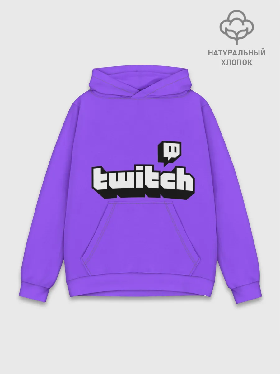 Худи мужской база хлопок / Twitch