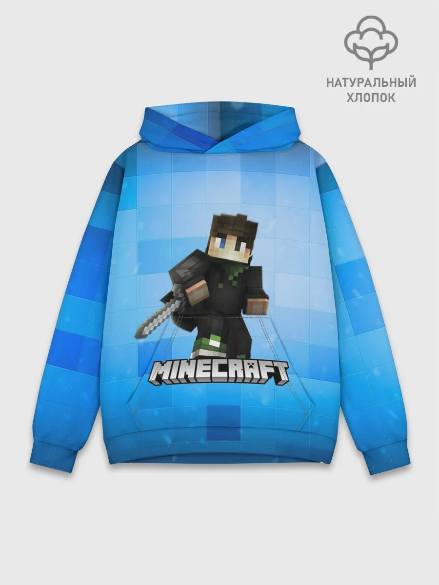 Худи мужской база хлопок / Minecraft / Майнкрафт