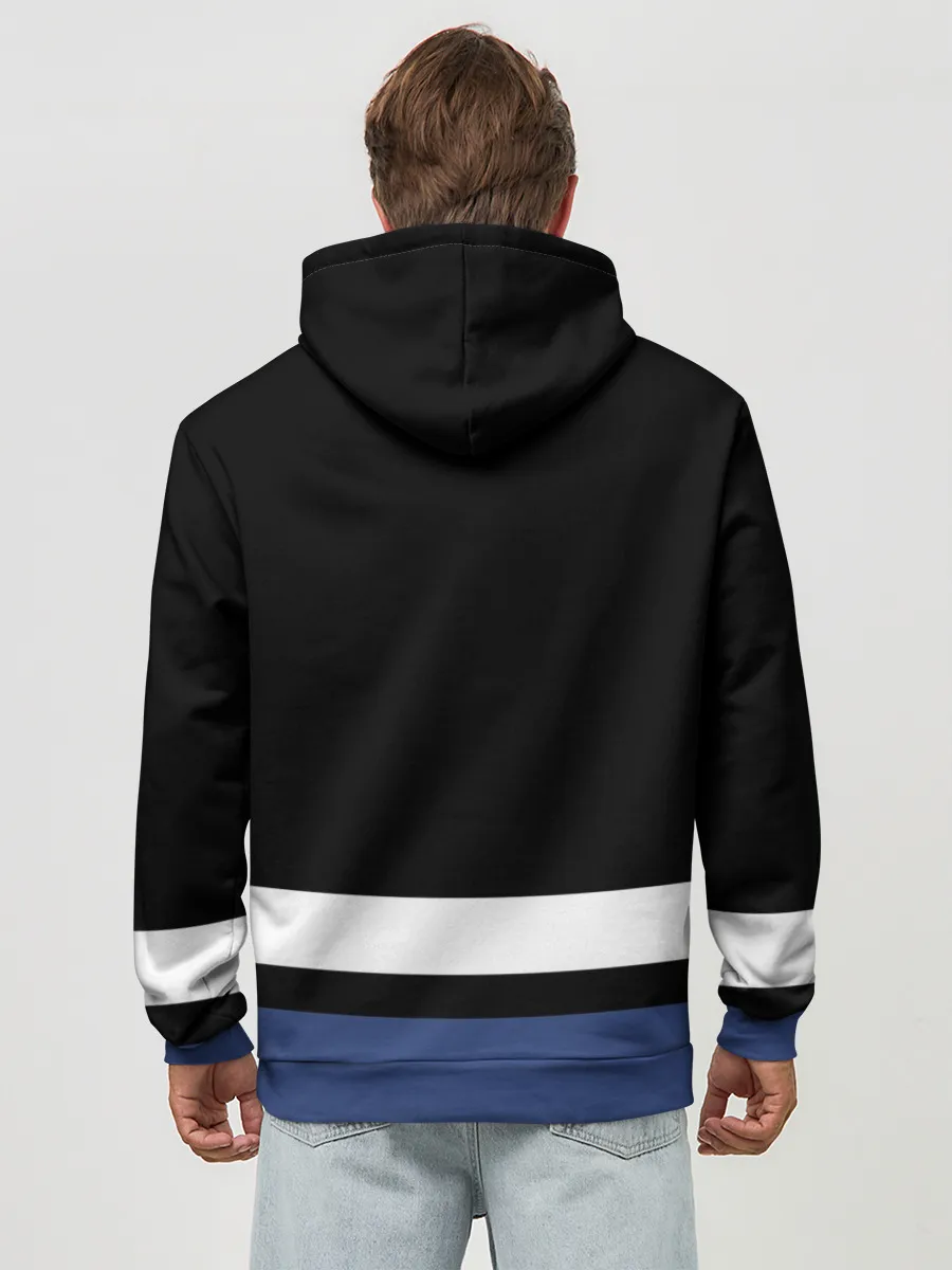 Худи мужской база хлопок / Тампа-Бэй Лайтнинг