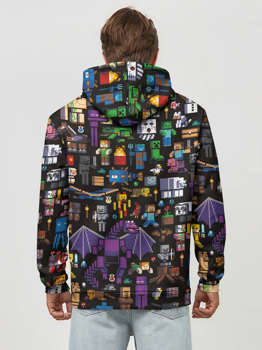 Худи мужской база хлопок / MINECRAFT | МАЙНКРАФТ