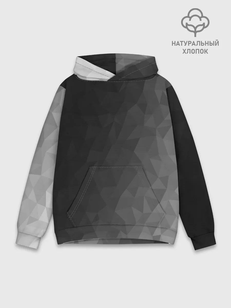 Худи мужской база хлопок / Dark abstraction