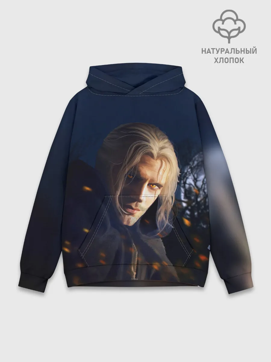 Худи мужской база хлопок / ВЕДЬМАК