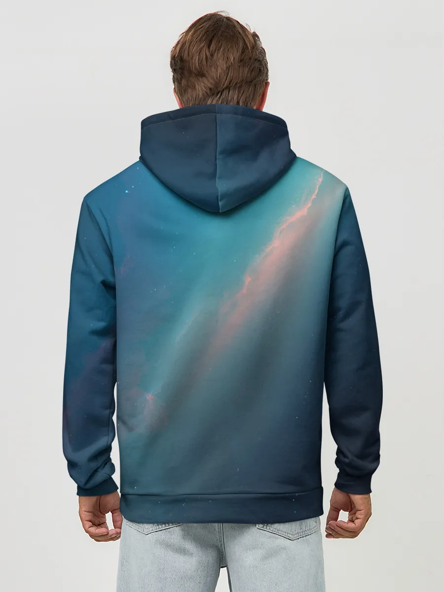 Худи мужской база хлопок / Космос