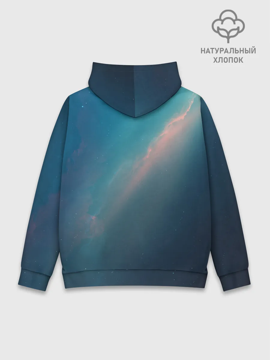 Худи мужской база хлопок / Космос