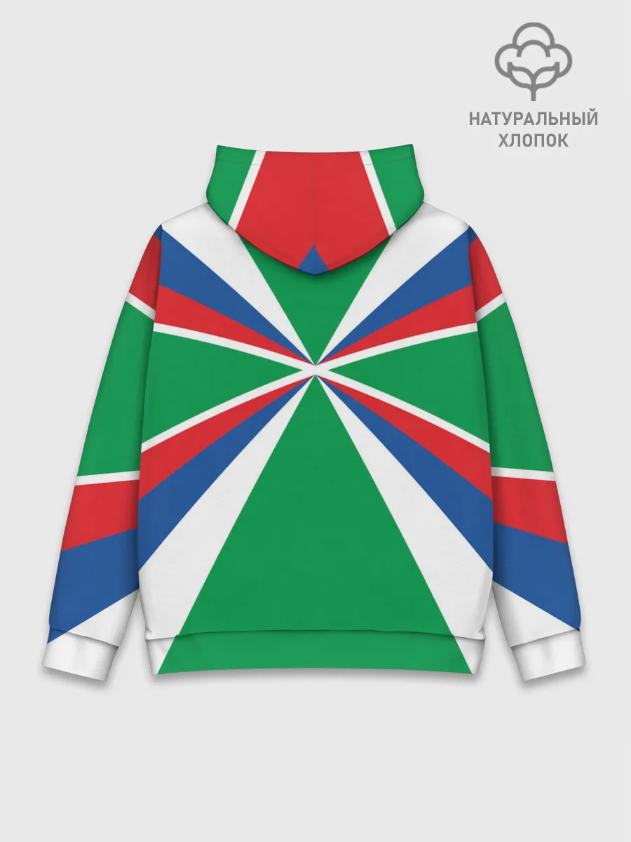 Худи мужской база хлопок / Пограничные Войска