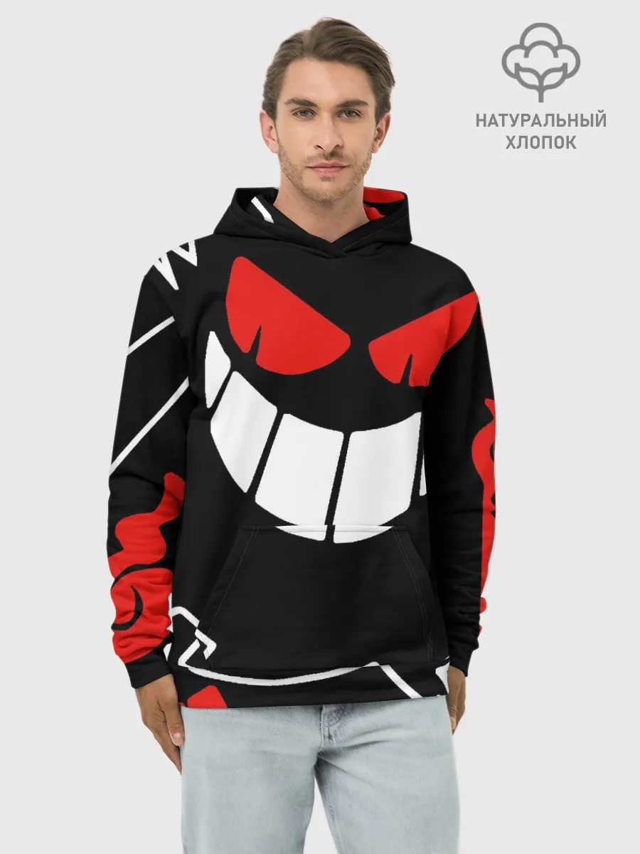 Худи мужской база хлопок / Pokemon Gengar Генгар