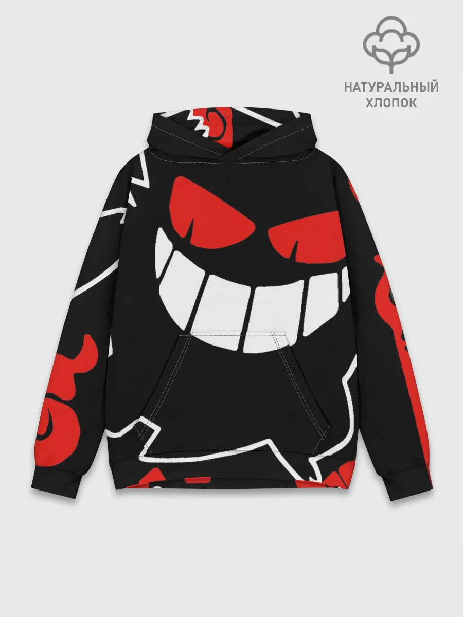 Худи мужской база хлопок / Pokemon Gengar Генгар