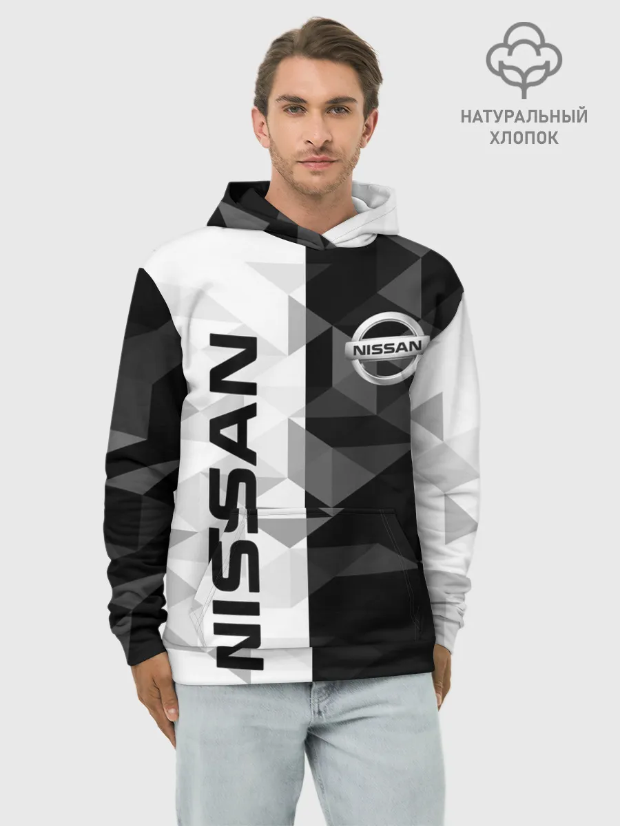 Худи мужской база хлопок / NISSAN | НИССАН