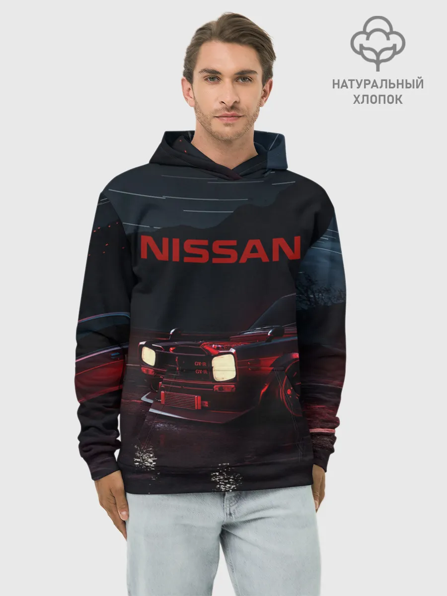Худи мужской база хлопок / NISSAN | НИССАН
