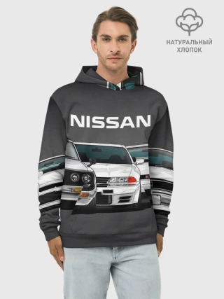 Худи мужской база хлопок / NISSAN | НИССАН
